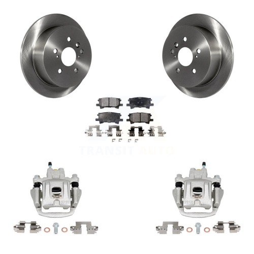 Ensemble de disques d'étrier de frein à disque arrière et plaquettes en céramique pour Toyota Highlander KC8-100103T