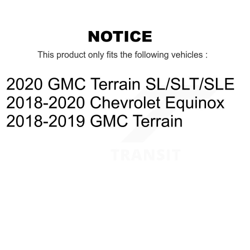 Rear Shock And TOR Link Kit For Chevrolet Equinox GMC Terrain KSS-108345