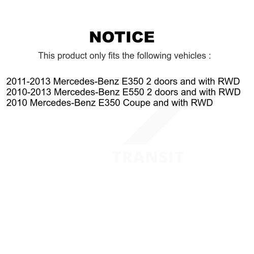 Front ABS Wheel Speed Sensor SEN-2ABS3188 For Mercedes-Benz E350 E550