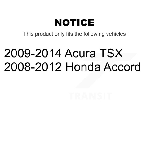 Bras de suspension inférieur avant et joints à rotule pour Honda Accord Acura TSX KTR-105218