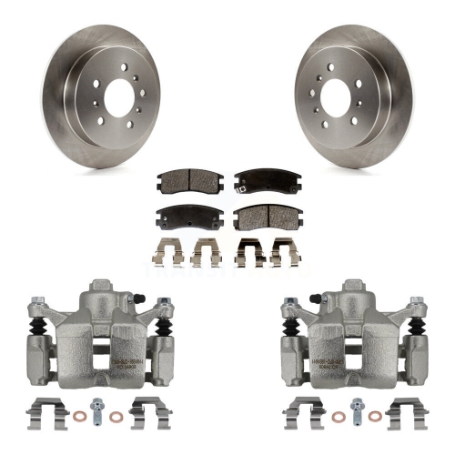 TRANSIT AUTO  Rear Brake Caliper Rotor Semi-Metallic Pad Kit for Chevrolet Impala Buick Lacrosse Monte Kc8-100374P