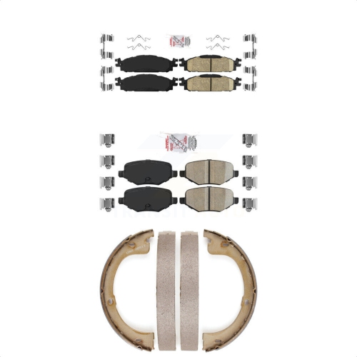 TRANSIT AUTO  Front Rear Ceramic Disc Brake Pads Kit for 2010-2012 Lincoln Mkt Knn-101105