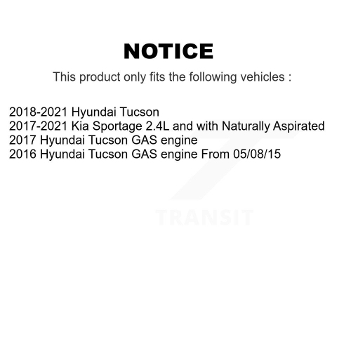 Disques de revêtement d'étrier de frein à disque avant et ensemble de plaquettes en céramique pour Hyundai Tucson Kia Sportage KCG-100343N