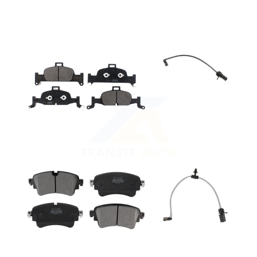 POSITIVE PLUS  Front Rear Ceramic Disc Brake Pads And Wear Sensors Kit for Audi A6 Quattro 2.0L Kpw-101373