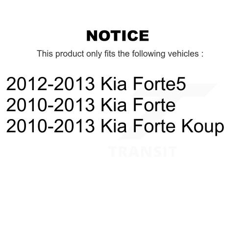 Front Left Complete Shock Assembly And TQ Link Kit For Kia Forte Koup Forte5 KSS-104553