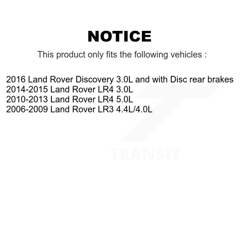 Front Brake Pads Wear Sensor For Land Rover LR4 LR3 Discovery KSE-100017