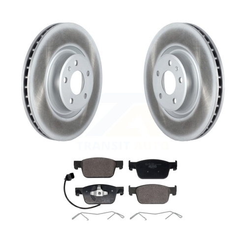 TRANSIT AUTO  Front Coated Disc Brake Rotors And Ceramic Pads Kit for Audi A4 Quattro Kgt-103162