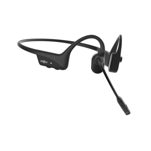 Open Box - SHOKZ OpenComm2 Open-Ear Bone Conduction Wireless Bluetooth Computer Headsets with Noise Canceling Mic