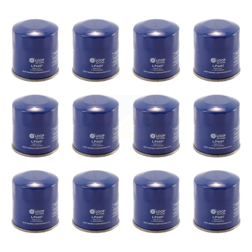 LOOP  Engine Oil Filter (12 Pack) for Nissan Mazda Rogue 3 Cx-5 Sentra Infiniti Murano Subaru 2 Klo-100160
