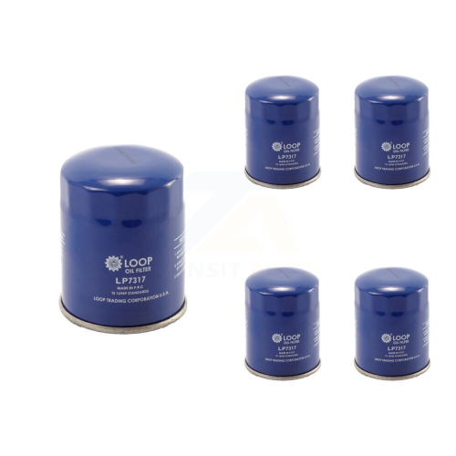 LOOP  Engine Oil Filter (5 Pack) for Honda Civic Cr-V Subaru Acura Mitsubishi Accord Nissan Rdx Klo-100086