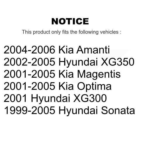 Front Rear Suspension Sway Bar Link Kit For Hyundai Sonata Kia Amanti Optima XG350 XG300 KTR-104571