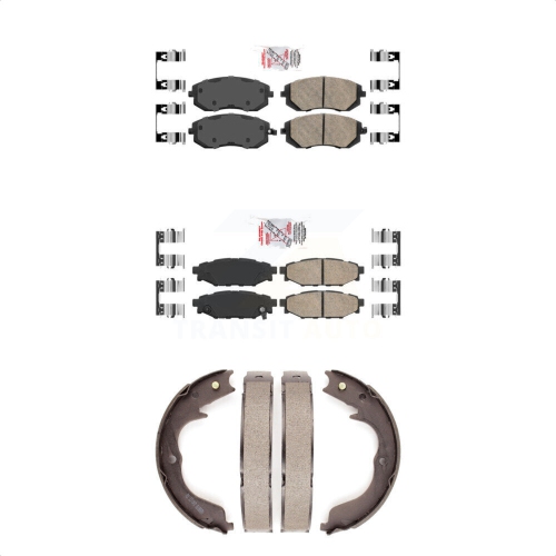 Jeu de plaquettes de frein à disque en céramique avant arrière pour Subaru Outback Forester Legacy KNN-100377