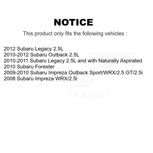 Jeu de plaquettes de frein à disque en céramique avant arrière pour Subaru Outback Forester Legacy KNN-100377