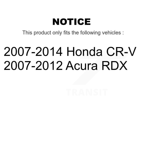 Front Right Strut TQ Link Kit And Mount For Honda CR-V Acura RDX KSS-107125