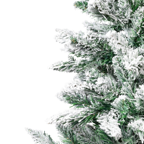 Frosted Pine Artificial Christmas Tree in Burlap Base - 3.5' - Unlit