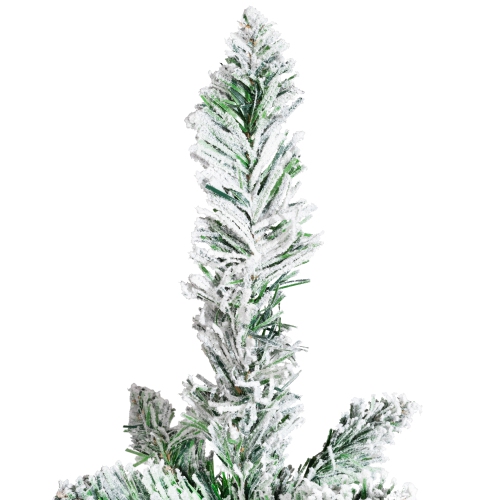 Frosted Pine Artificial Christmas Tree in Burlap Base - 3.5' - Unlit