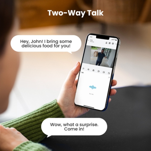 Duo 2 V PoE de Reolink - Caméra PoE IK10 UHD 8 Mpx 4K à deux objectifs avec vue panoramique à 180°, vision nocturne à projecteur ponctuel