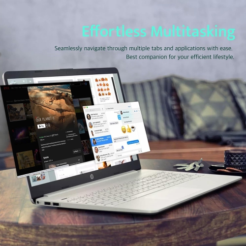 HP 15.6'' FHD Business Laptop, Intel Core i5-1135G7, 2TB PCIe SSD, 32GB RAM, Full-Size Keyboard, HD Webcam, Silver, Win 11, 32GB USB Card by HP - Refurbished condition - Image 5