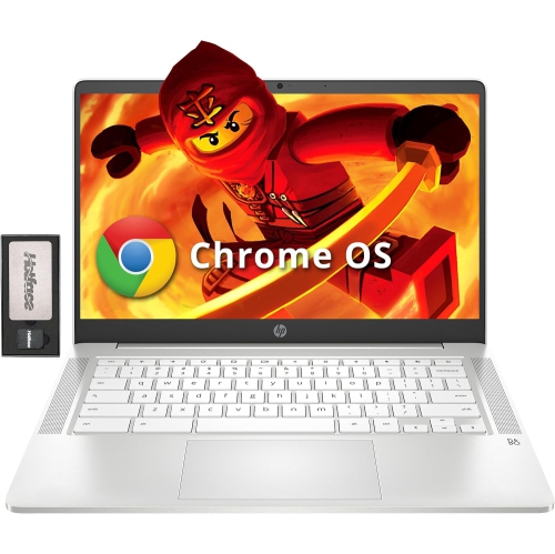 HP  Chromebook 14" Fhd Ips Laptop, 192GB Storage(32GB Emmc+160GB Docking Station), 4GB Ram, Amd 3015Ce, Amd Radeon Graphics, 720P HD Camera, HD