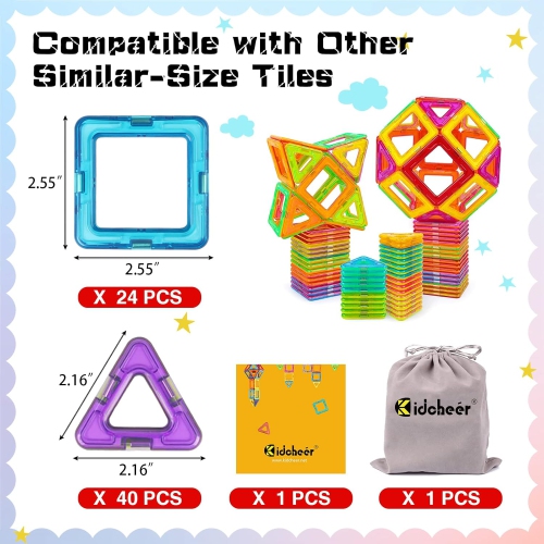 Magnetic tiles for toddlers on sale