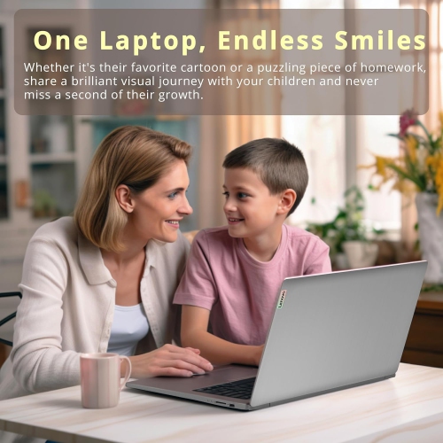 Lenovo IdeaPad 3i 15.6" FHD IPS Touchscreen Laptop - Intel i3-1115G4 - 40GB DDR4 - 1TB SSD - Windows 11 - Gray - 32GB USB Card by LENOVO - Refurbished condition - Image 6