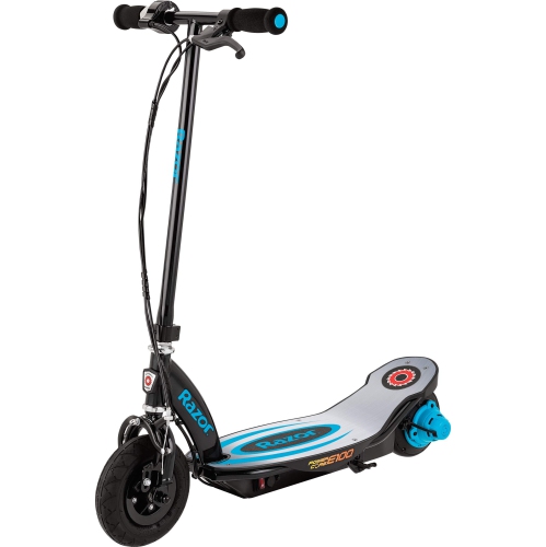 Image 1 of 7.. Razor Power Core E100 Electric Scooter - Aluminum Deck - Blue