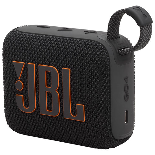 Open Box - JBL Go 4 Portable Bluetooth Waterproof Speaker - Black
