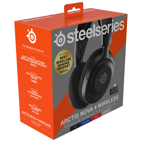 Casque de jeu sans fil Arctis Nova 4 de SteelSeries - Noir