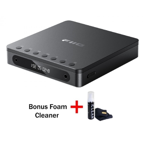 FIIO  Dm13 Bt Portable CD Player With Bluetooth And Bonus Gadget Cleaner Included (Black)