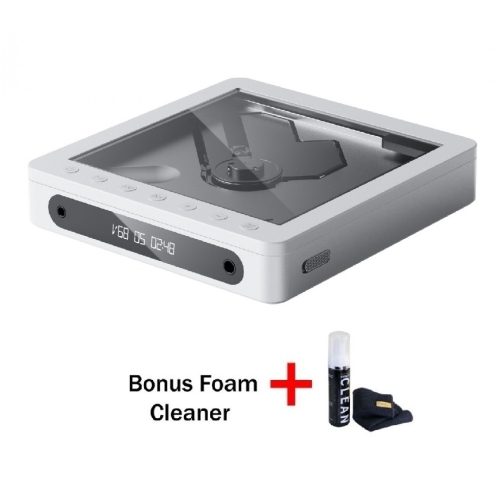 Image 1 de 4.. Lecteur CD portatif DM13 BT de FiiO avec Bluetooth et nettoyant de gadgets en prime inclus