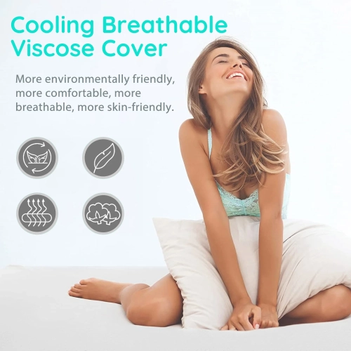 Wavv – Plateau de matelas en mousse à mémoire de 2 po, très grand lit californien