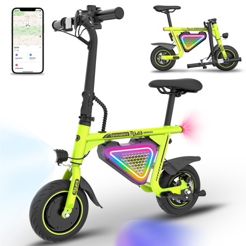 Trottinette électrique Radi8 de Gyrocopters | Trottinette motorisée homologuée UL 2272 | Portée 25&nbsp;km | Vitesse 25&nbsp;km/h | Freins à disque a