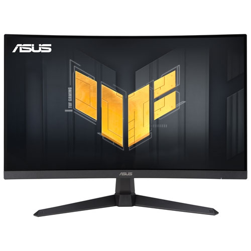 Image 1 of 2.. Refurbished - ASUS TUF 27" FHD 180Hz 1ms GTG Curved VA LED FreeSync Gaming Monitor (VG27VQ3B) - Black