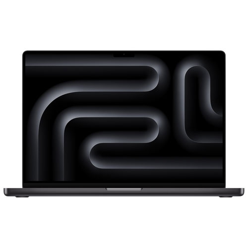 Image 1 de 2.. Remis à neuf - MacBook Pro de 16 2&nbsp;po d'Apple (automne 2023) - Noir infini (M3 Pro d'Apple/SSD d'512&nbsp;Go/RAM 18&nbsp;Go) - Anglais
