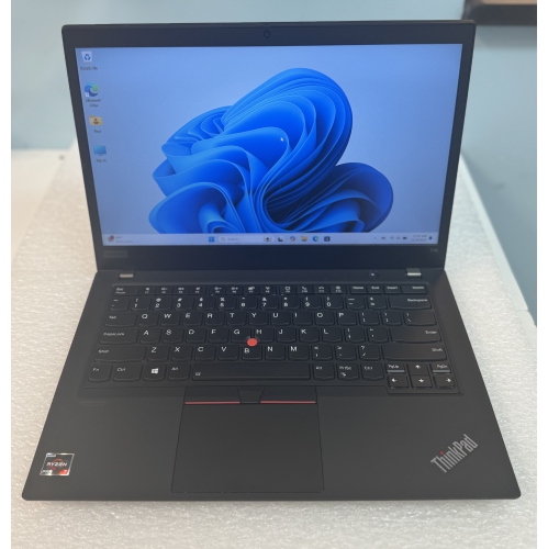 Image 1 de 1.. Remis à neuf - Portable ThinkPad T14 de 1 14&nbsp;po de Lenovo en HD intégrale (1920 x 1080), Ryzen 7 PRO 4750U de 1,7 Hz d'AMD, 16&nbsp;Go, SSD NVMe