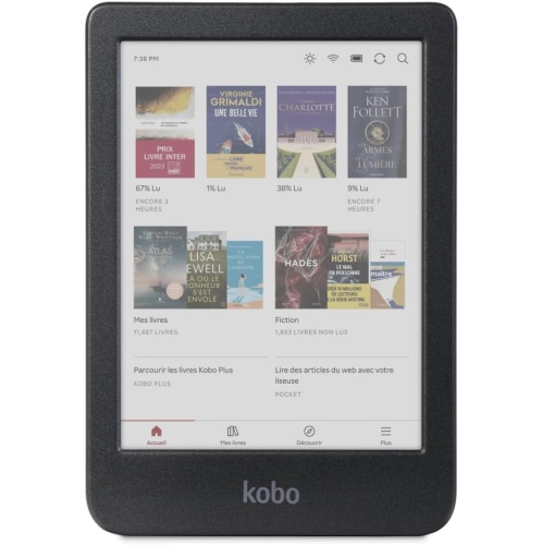 Kobo Clara Colour 6" Digital eReader with Touchscreen - Black- Open Box