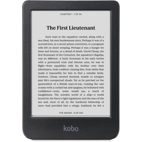 Kobo Clara 6" Digital eReader with Touchscreen - Black- Open Box