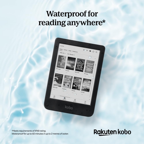 Kobo Clara 6" Digital eReader with Touchscreen - Black- Open Box