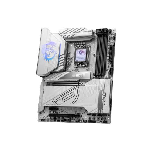 MSI MPG Z890 EDGE TI WIFI, 4 DIMMs, Dual Channel DDR5 9200+ MT/s, LGA 1851, 5x M.2 Slots, Wi-Fi 7, Bluetooth 5.4