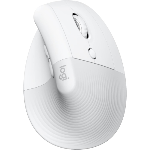 LOGITECH  Lift Ergonomic 4000 Dpi Wireless Mouse for Mac - Off-White