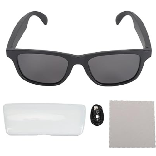 Smart Glasses, Cordless BT Sunglasses with UV400 Protections, Built in Open Ear Speakers and Mic, Music and Hands Calling, for Men Women
