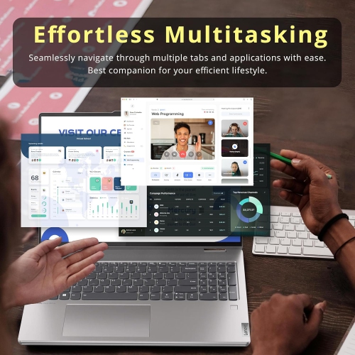 Lenovo Yoga 7 16" WUXGA 2-in-1 Touchscreen Laptop, AMD Ryzen 7 8840HS, 2.28TB Storage, 16GB LPDDR5X, Backlit Keyboard, Win 11 Pro, Artic Grey