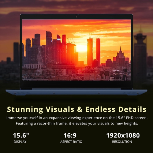 Lenovo IdeaPad 5 15.6" FHD Laptop, AMD Ryzen 7 5825U Processor, 672GB Storage, 8GB RAM, AMD Radeon Graphics, Number Pad, Backlit Keyboard, Windows