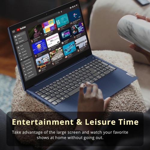 Lenovo IdeaPad 5 15.6" FHD Laptop, AMD Ryzen 7 5825U Processor, 672GB Storage, 8GB RAM, AMD Radeon Graphics, Number Pad, Backlit Keyboard, Windows