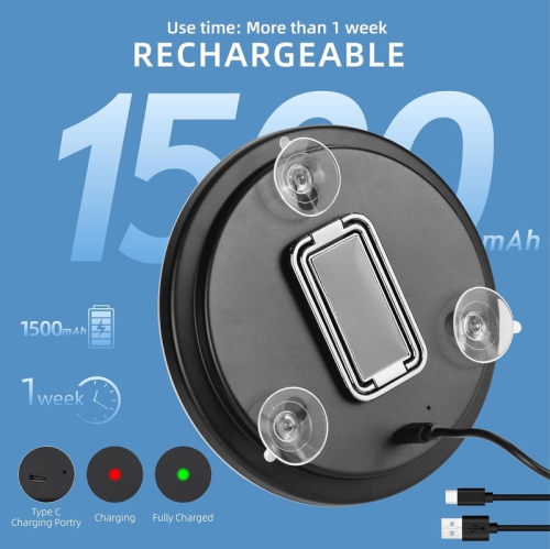 Mise à jour Grand miroir grossissant de 6&nbsp;po avec lumière 30x, miroir de voyage avec grossissement 30x, miroir compact grossissant 30x avec