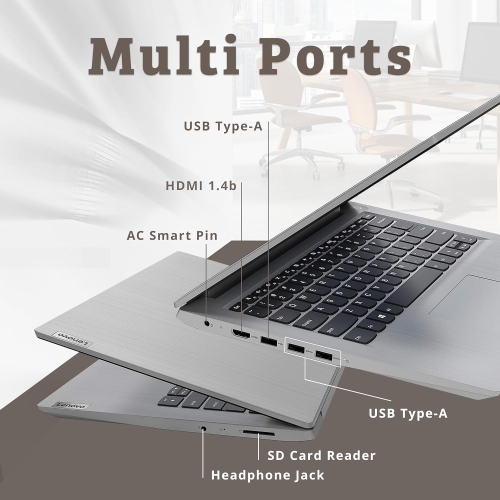 Open Box - Lenovo IdeaPad 3i 14" FHD Business Laptop, Intel 11th Gen i3-1115G4, 512GB PCIe SSD, 20GB RAM, Intel UHD Graphics, 720P HD Webcam, WiFi 6,