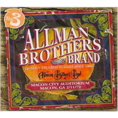 Image 1 of 1.. The Allman Brothers Band - MACON CITY AUDITORIUM 2-11-72 - CD