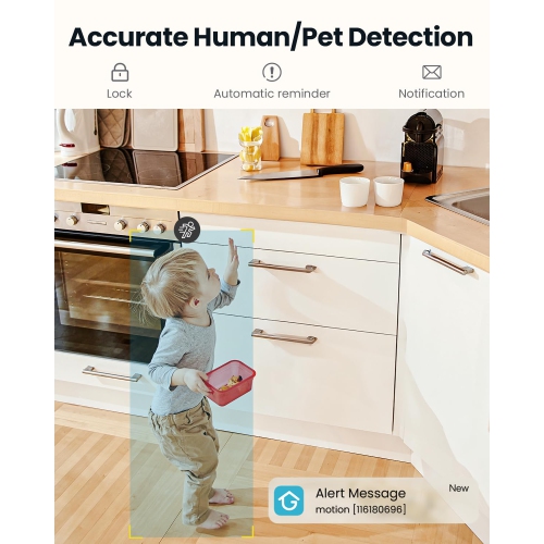 ieGeek 5MP Indoor Security Camera,5G&2.4G WiFi Baby Monitor Pet Cameras,Video Cam with Phone App,Smart Motion Sensor,Auto Tracking,360°PTZ Dog