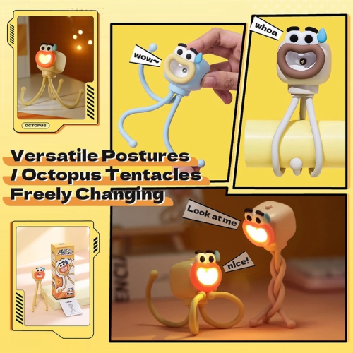 Octopus Night Light,Night Lights Plug Into Wall,Night Light Projector,Night Light for Kids Room, Cute Kids Night Light Night Lamp Night Lights