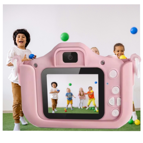 Appareil photo numérique pour enfants MAKATA 48&nbsp;Mpx avec jeux vidéo HD et musique MP3, caméra jouet amusante pour enfants de moins de 13 ans,